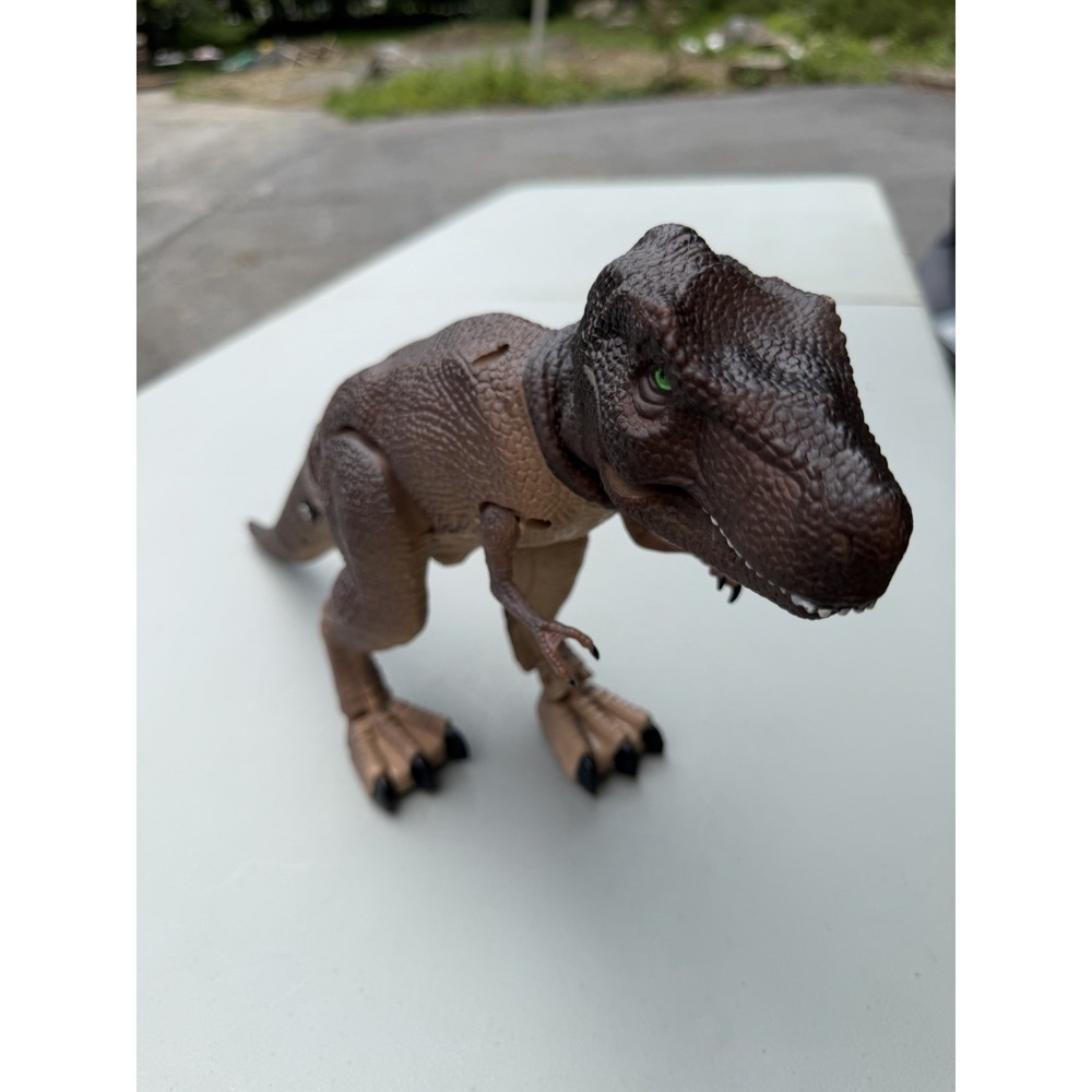 Discovery Kids 2016 T-Rex Dinosaur Walking & Sound Roar Action Figure Works 9x19